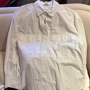 H&M White Button Down Shirt
